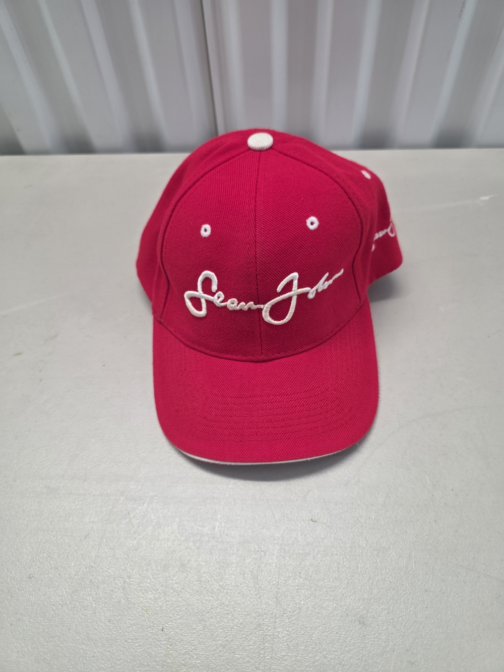 Sean John Red Adjustable Hat Cap